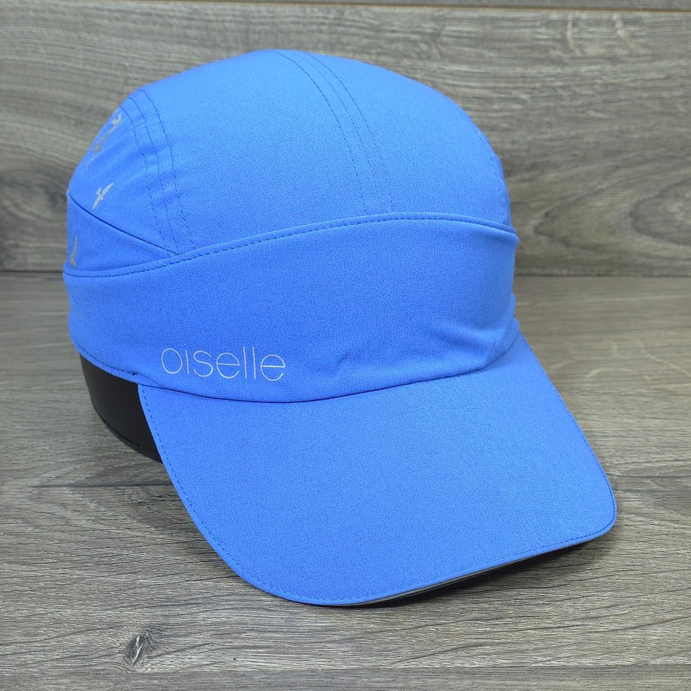 Oiselle Runner Hat Cap Strap Back One Size Blue Mens Running Hike Gym Workout